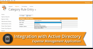 Expense Management Integration with Active Directory