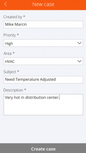 Create a new service case using Power App and DynamicPoint portal