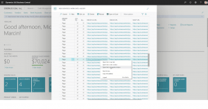 List of ERP web services that can be used for SharePoint portal integration