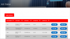 View and edit jobs status from SharePoint portal