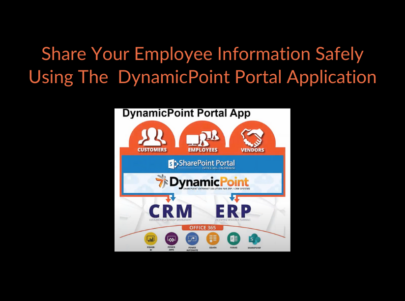 Share your employee information safely using the DynamicPoint portal application