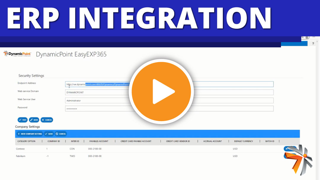 Feature highlights of EasyEXP365 ERP integration