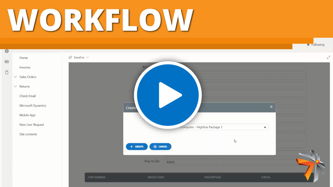 Feature overview of the portals integration with Power Automate workflow