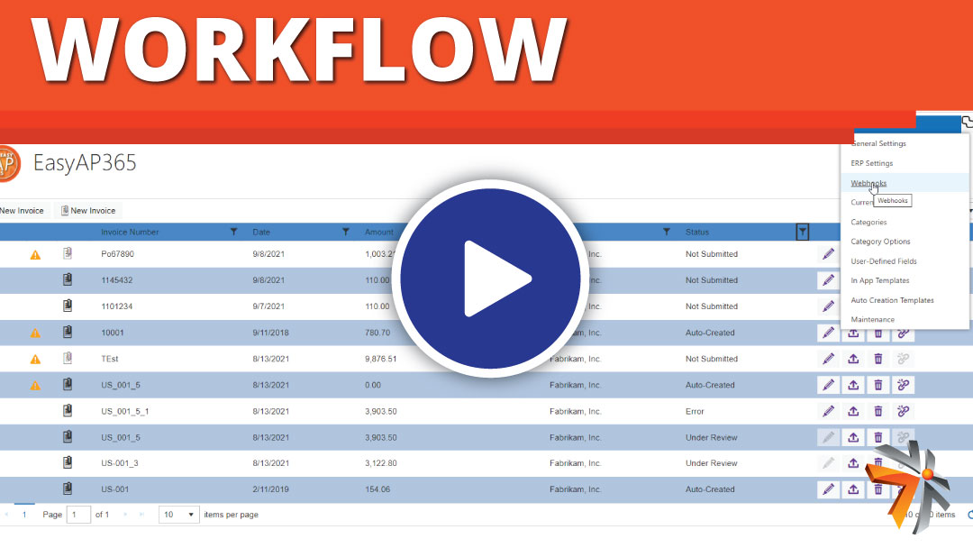 Feature highlights of EasyAP365 Power Automate Workflow