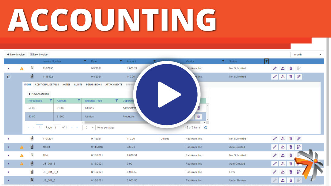 Feature highlights of EasyAP365 ERP accounting integration