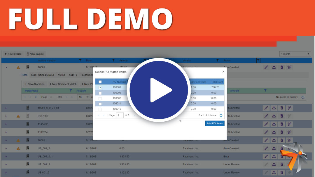 A full demonstration of EasyAP365, Office 365 AP invoice automation