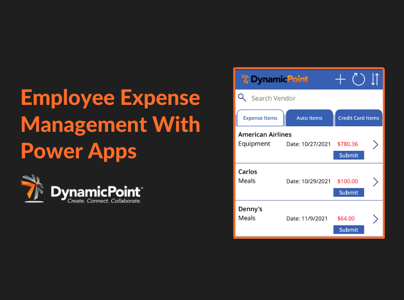 Power Apps for Employee Expense Management