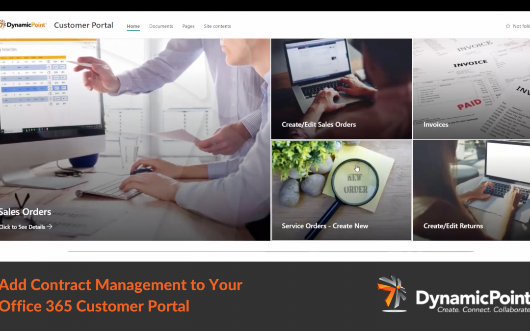 Add Contract Management to Your Office 365 Customer Portal