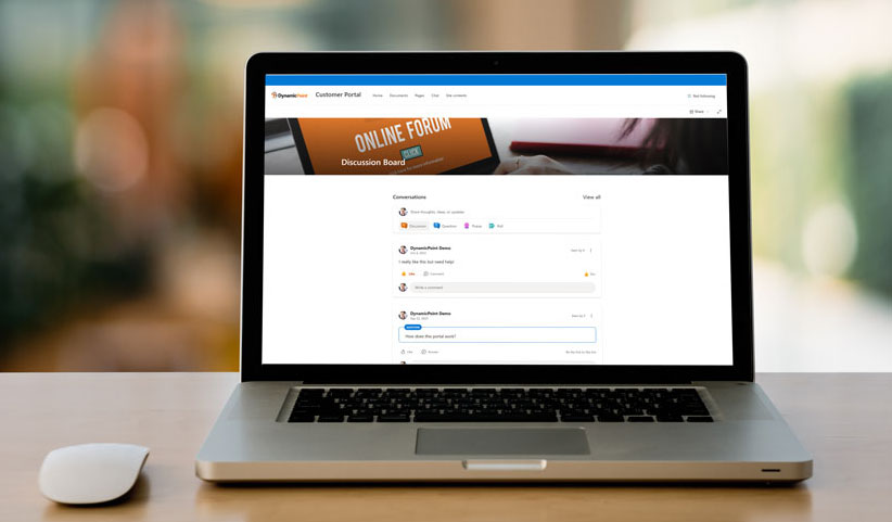 Microsoft Office 365 Portal for Customers and Vendors